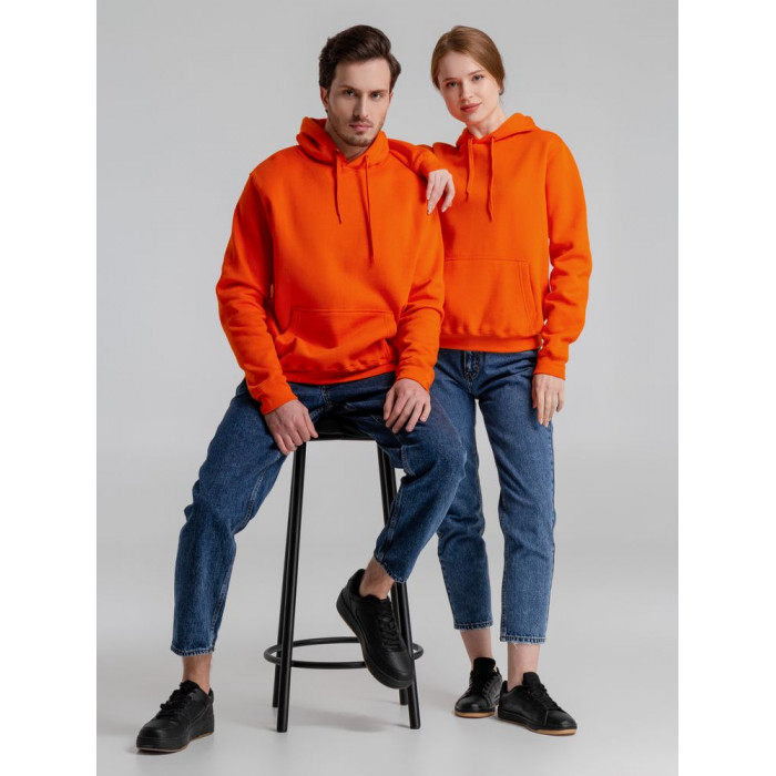 Толстовка с капюшоном Slam 320, оранжевая, размер XXL