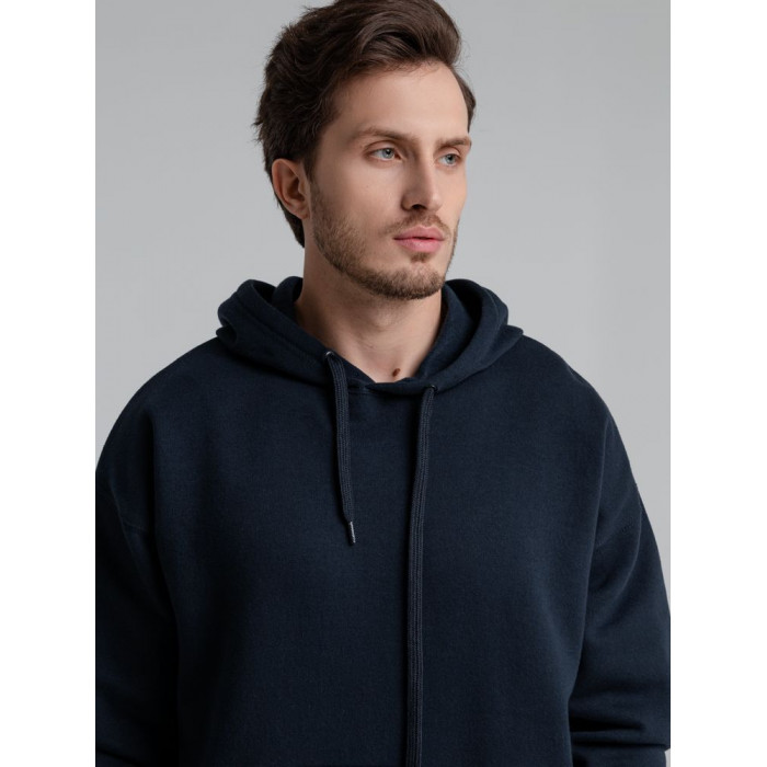 Толстовка с капюшоном Slam 320, темно-синяя, размер XS