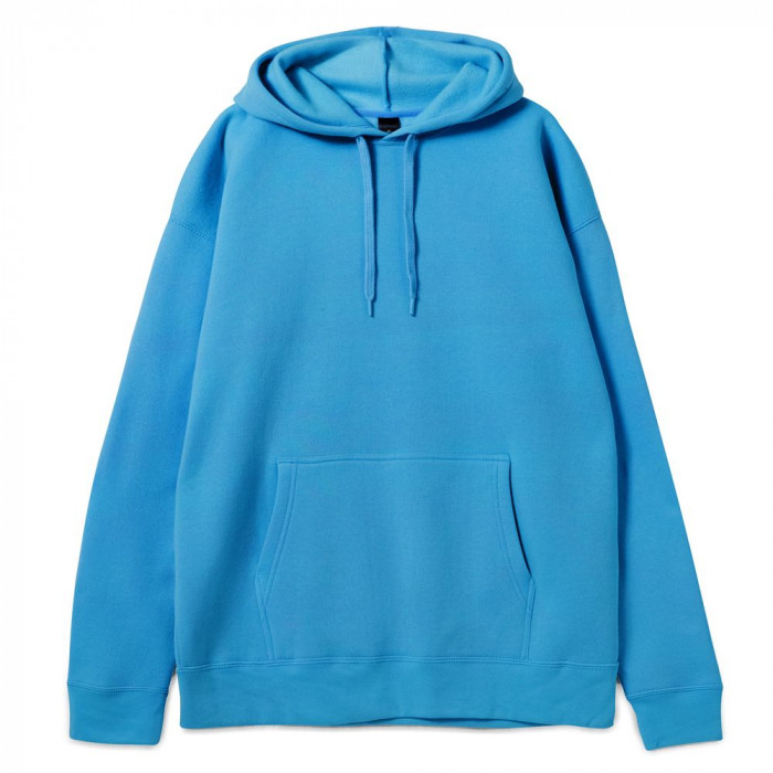 Толстовка с капюшоном Slam 320, бирюзовая, размер XXL