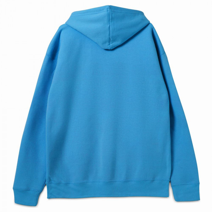 Толстовка с капюшоном Slam 320, бирюзовая, размер XXL