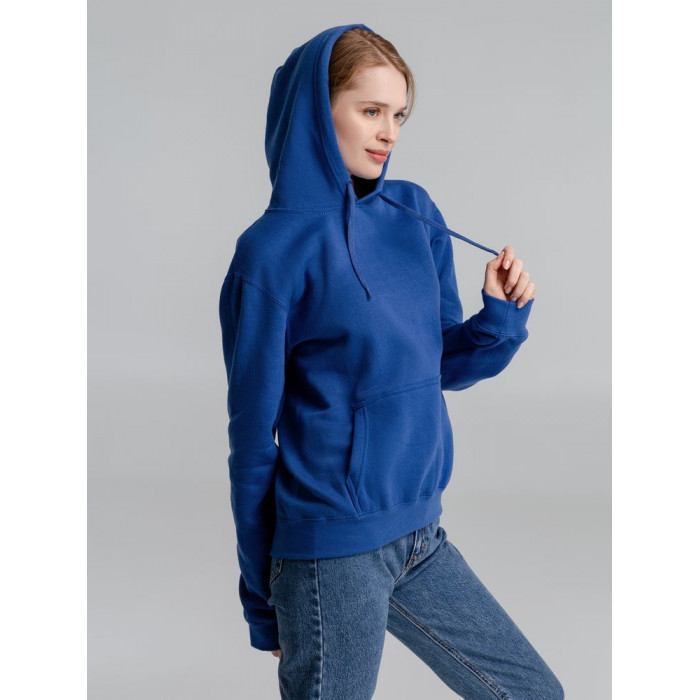 Толстовка с капюшоном Slam 320, ярко-синяя, размер XXL