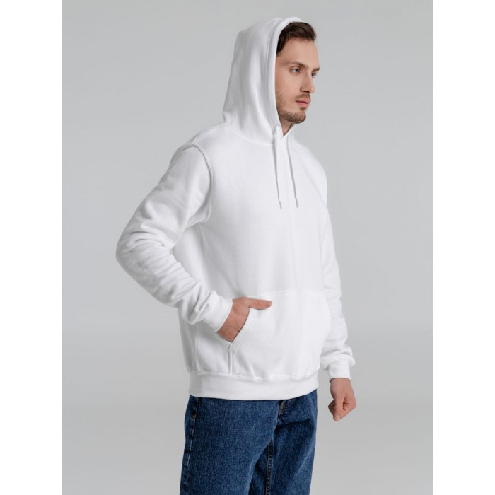 Толстовка с капюшоном Slam 320, белая, размер XXL
