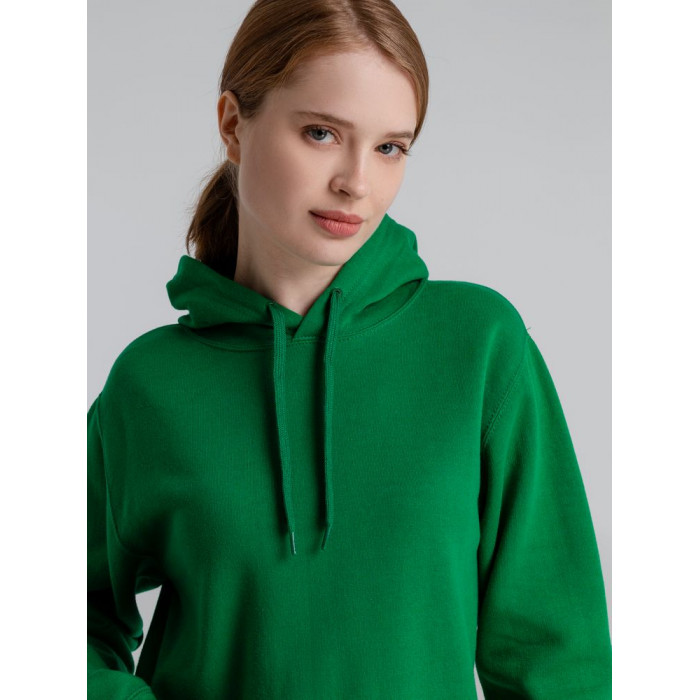 Толстовка с капюшоном Slam 320, ярко-зеленая, размер XS