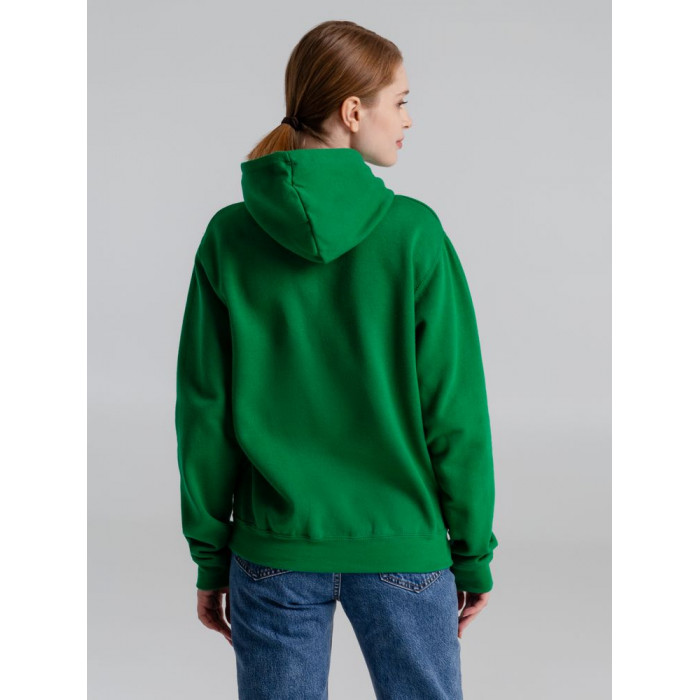 Толстовка с капюшоном Slam 320, ярко-зеленая, размер XS