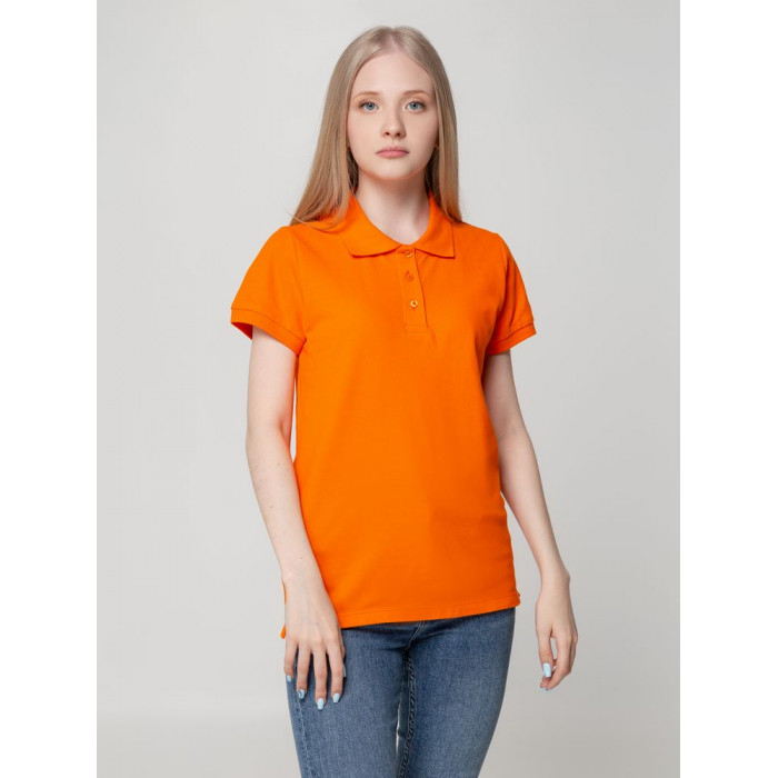 Рубашка поло женская Virma lady, оранжевая, размер XXL