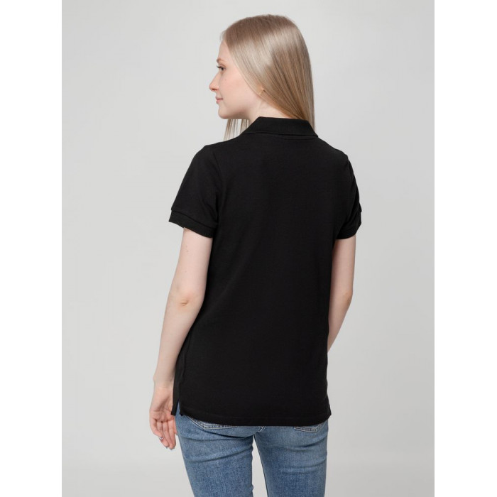 Рубашка поло женская Virma lady, черная, размер XXL
