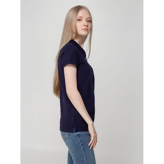 Рубашка поло женская Virma lady, темно-синяя, размер XXL