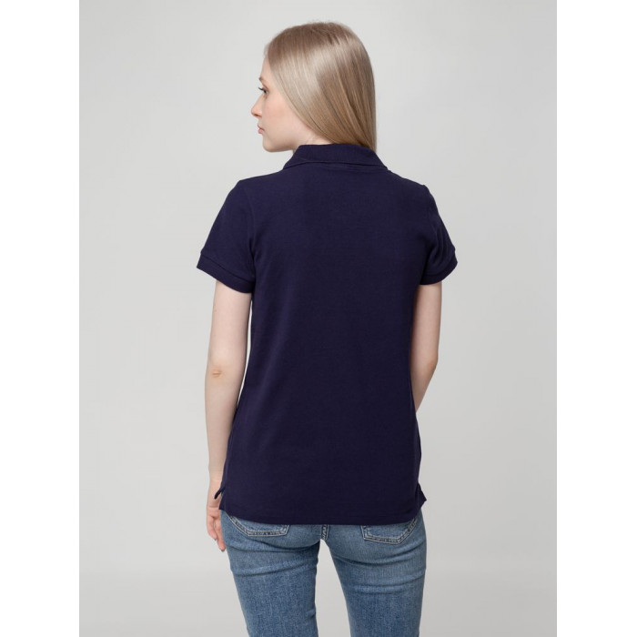 Рубашка поло женская Virma lady, темно-синяя, размер XXL