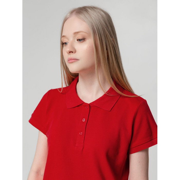 Рубашка поло женская Virma lady, красная, размер XXL
