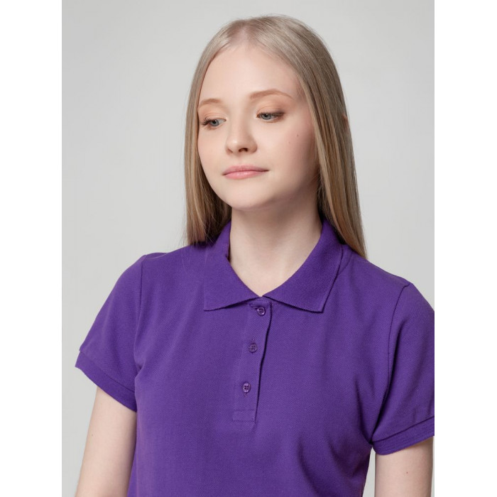 Рубашка поло женская Virma lady, фиолетовая, размер XXL