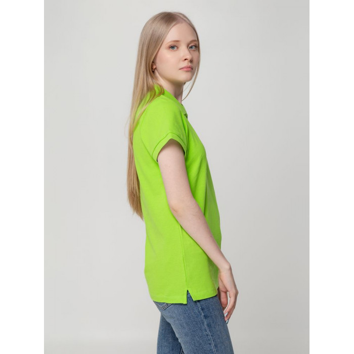 Рубашка поло женская Virma lady, зеленое яблоко, размер XXL