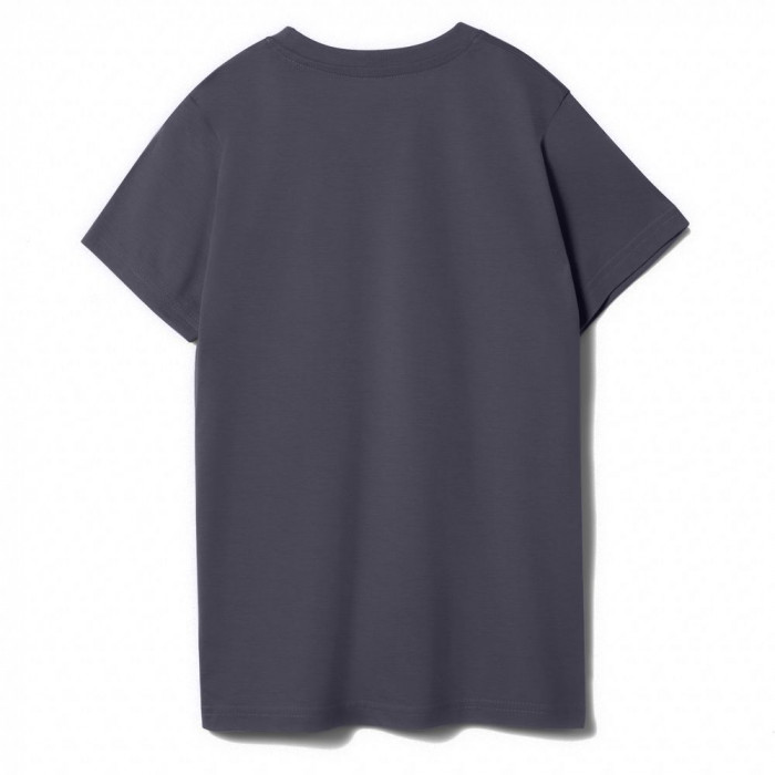 Футболка детская T-Bolka Kids, темно-серая (графит), 10 лет