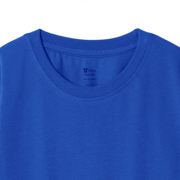 Футболка детская T-Bolka Kids, ярко-синяя, 14 лет