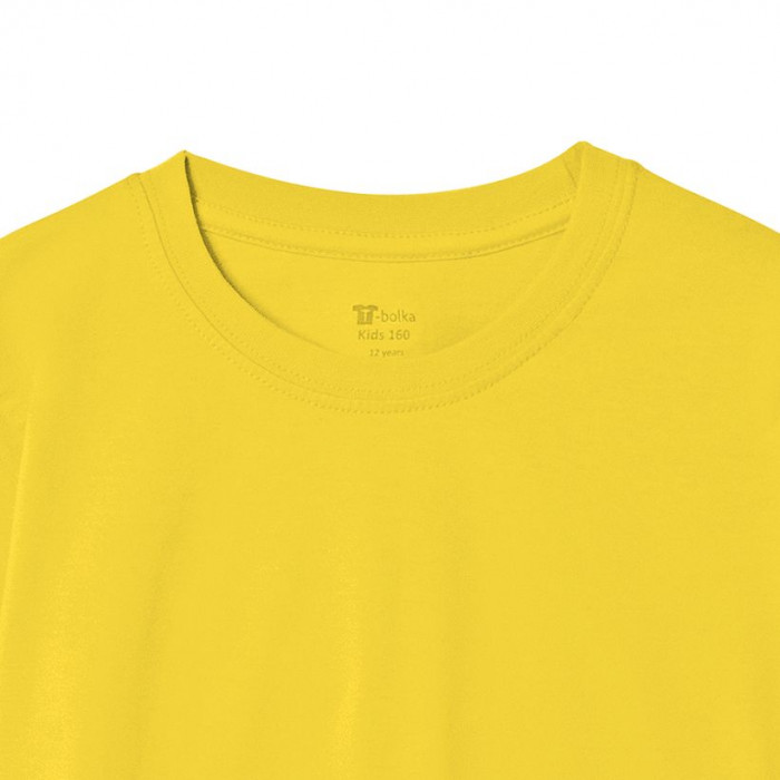 Футболка детская T-Bolka Kids, желтая, 10 лет