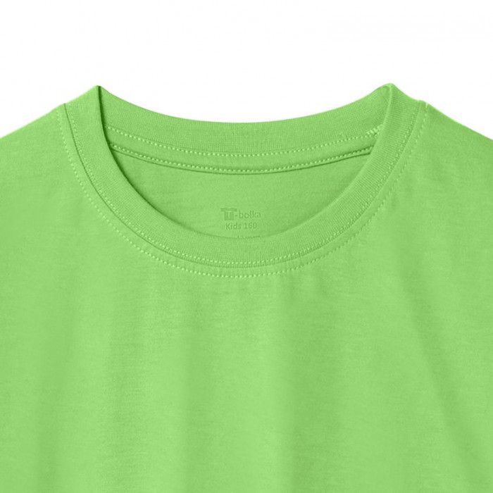 Футболка детская T-Bolka Kids, зеленое яблоко, 10 лет