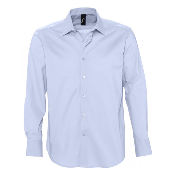 Рубашка мужская с длинным рукавом Brighton холодный голубой, размер 4XL