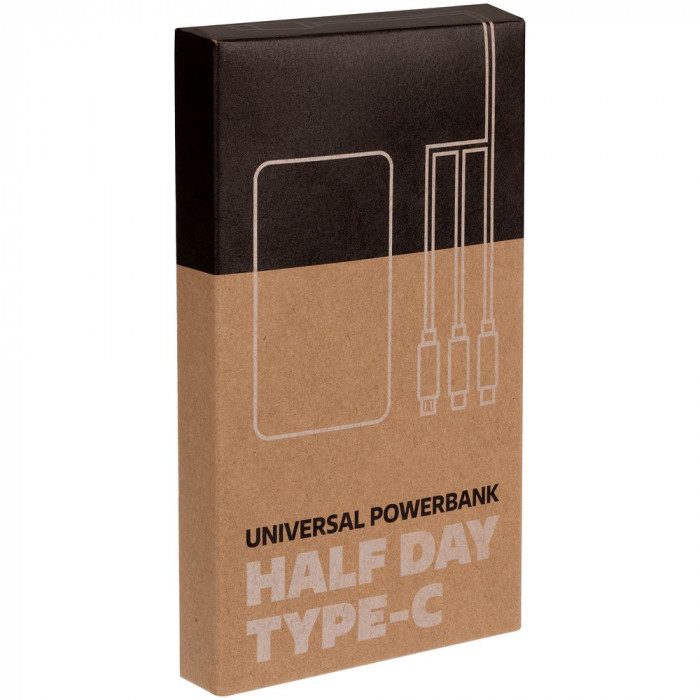 Аккумулятор Uniscend Half Day Type-C 5000 мАч, красный