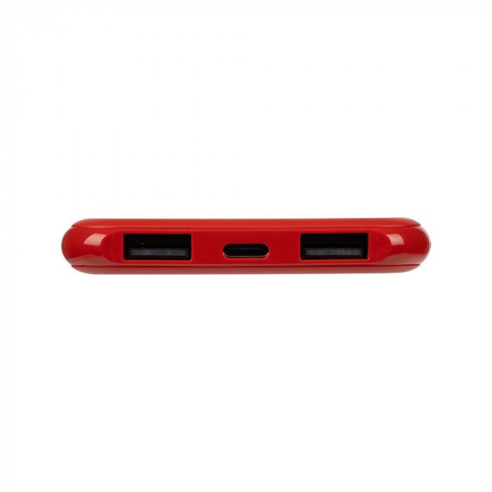 Аккумулятор Uniscend Half Day Type-C 5000 мАч, красный