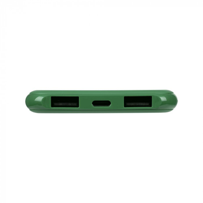Аккумулятор Uniscend Half Day Type-C 5000 мАч, зеленый