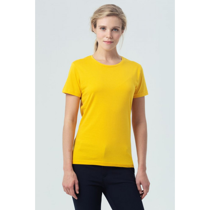 Футболка женская Miss 150 желтая, размер XL