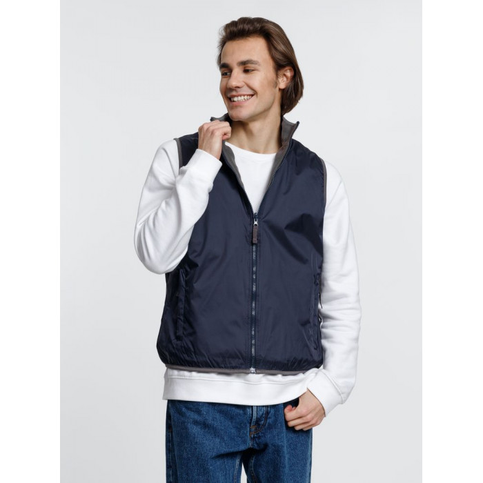 Жилет двусторонний Winner, темно-синий, размер XXL