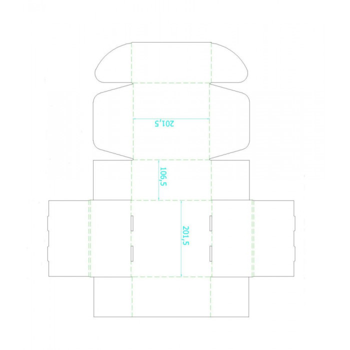 Коробка Medio, крафт