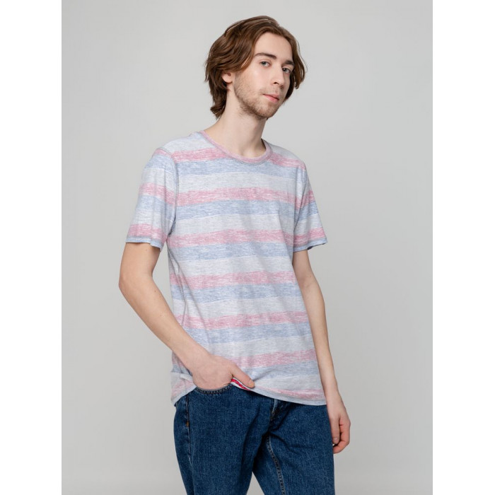 Футболка мужская RAYET двусторонняя, красный/синий, размер XL