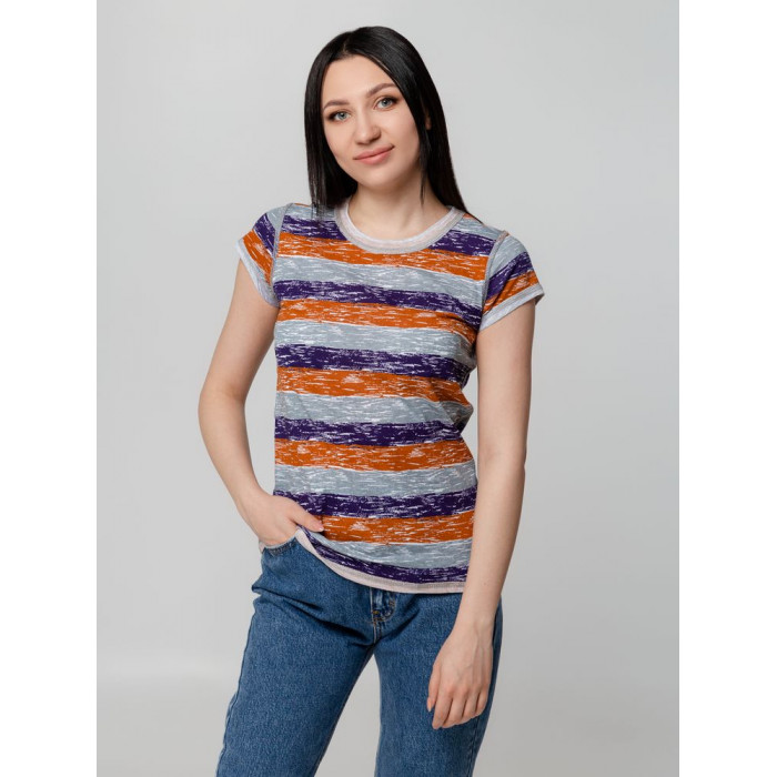 Футболка женская RAYET LADY двусторонняя, оранжевый/фиолетовый , размер XXL
