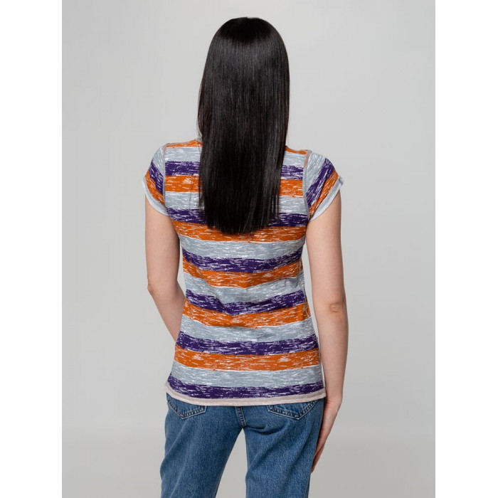 Футболка женская RAYET LADY двусторонняя, оранжевый/фиолетовый , размер XXL