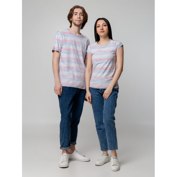 Футболка женская RAYET LADY двусторонняя, красный/синий, размер XXL