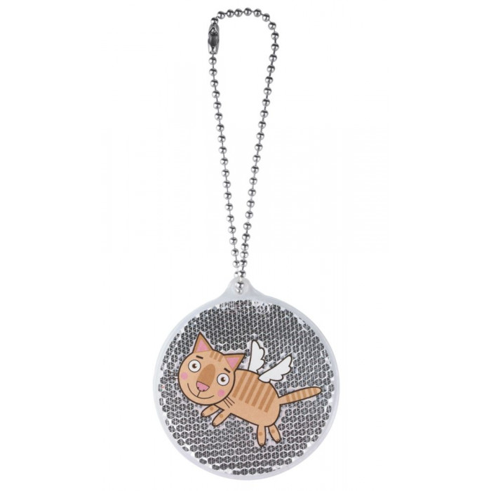 Пешеходный светоотражатель «Круг», белый