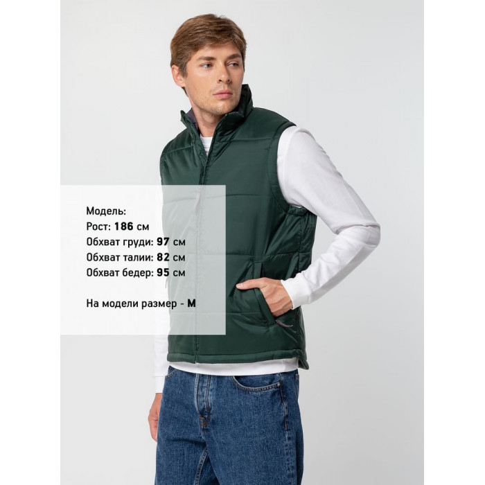 Жилет Warm зеленый, размер XXL