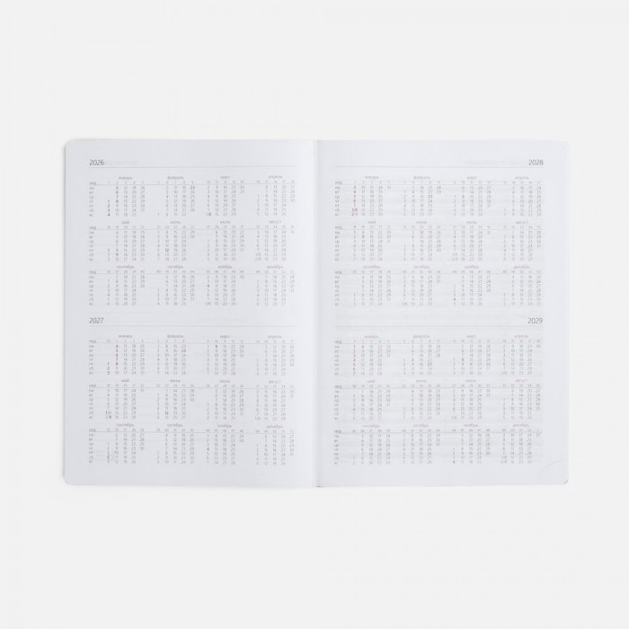 Еженедельник Nebraska, датированный, синий