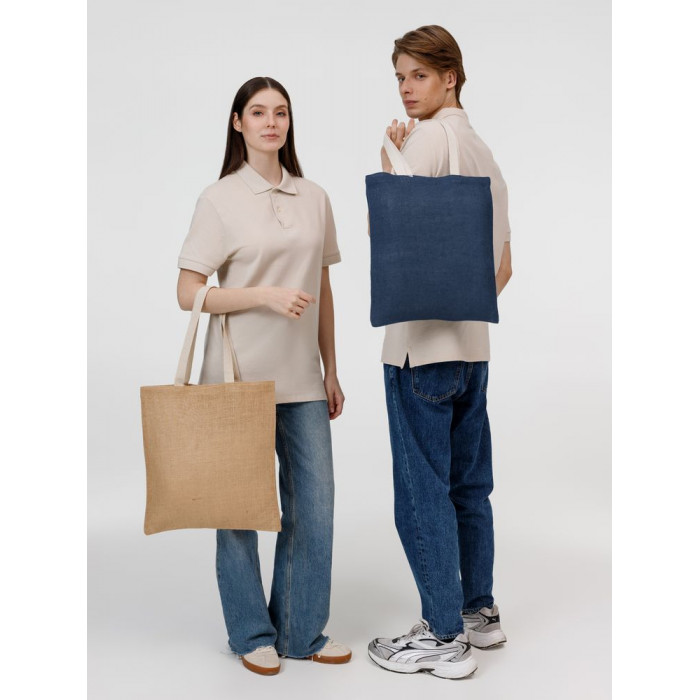 Холщовая сумка на плечо Juhu, синяя