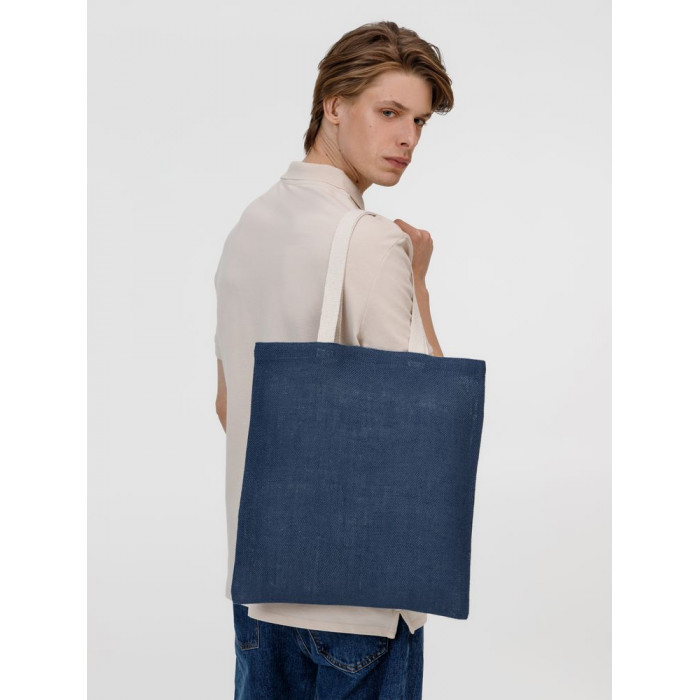 Холщовая сумка на плечо Juhu, синяя