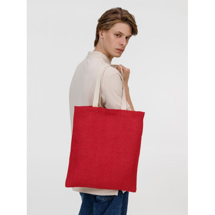 Холщовая сумка на плечо Juhu, красная