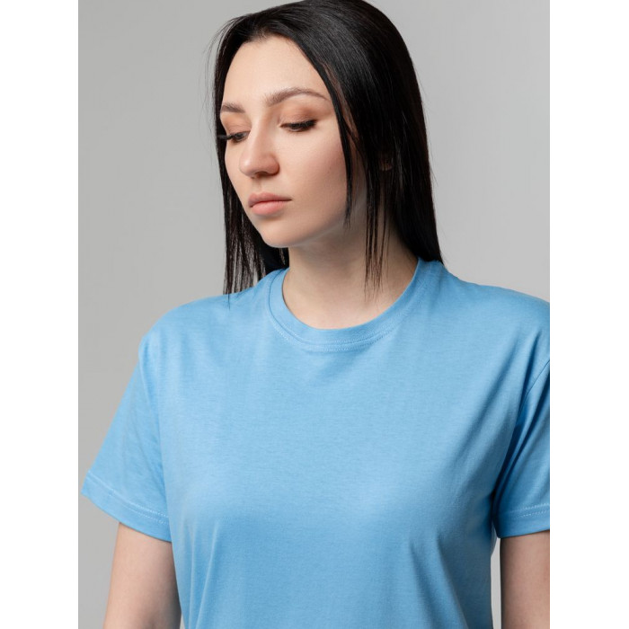 Футболка унисекс T-bolka 140, голубая, размер XXXL