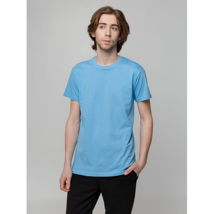 Футболка унисекс T-bolka 140, голубая, размер XXXL