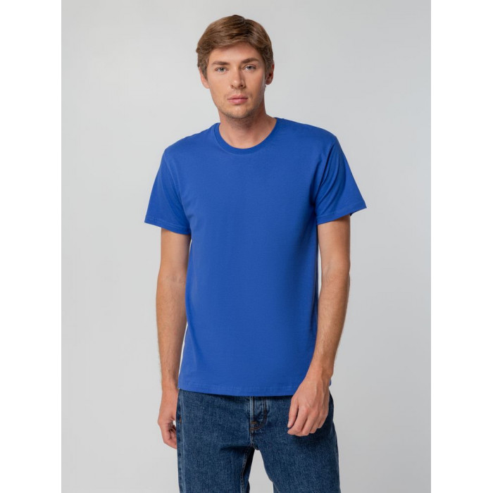 Футболка унисекс T-bolka 140, ярко-синяя, размер XXXL