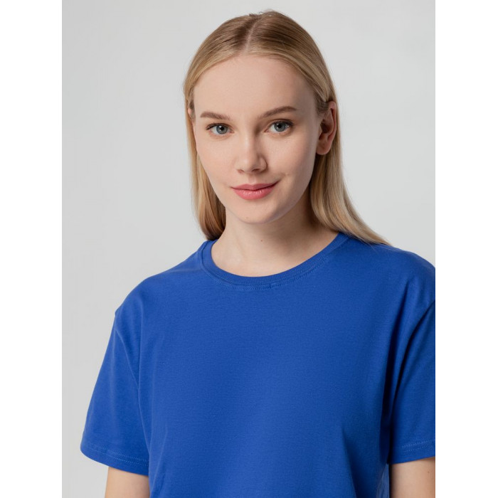 Футболка унисекс T-bolka 140, ярко-синяя, размер XXXL