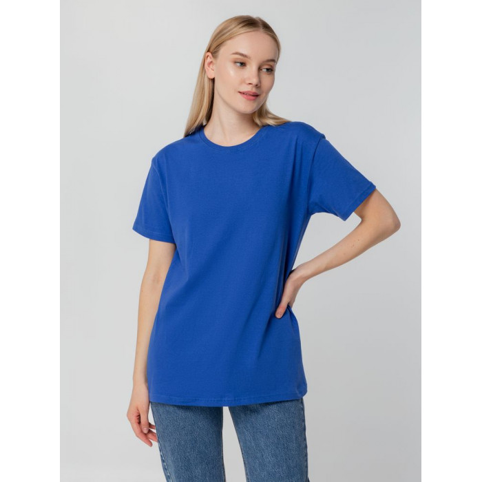 Футболка унисекс T-bolka 140, ярко-синяя, размер XXXL
