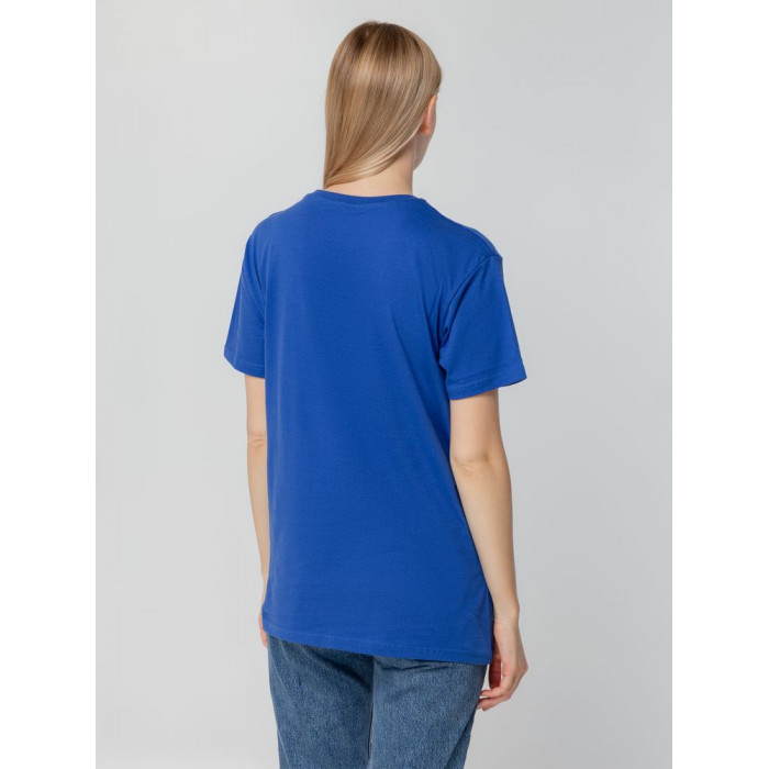Футболка унисекс T-bolka 140, ярко-синяя, размер XXXL