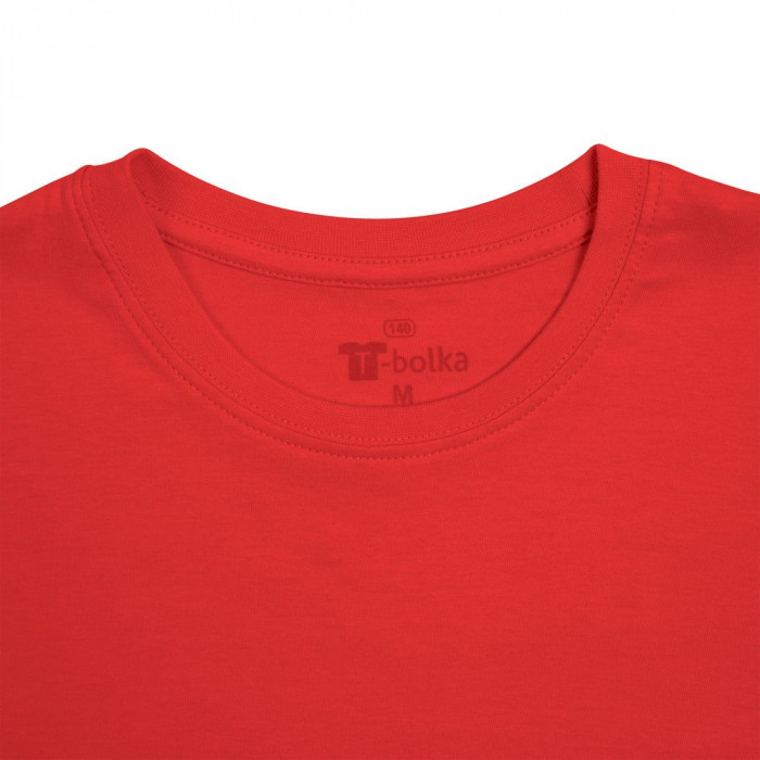 Футболка унисекс T-bolka 140, красная, размер XXXL