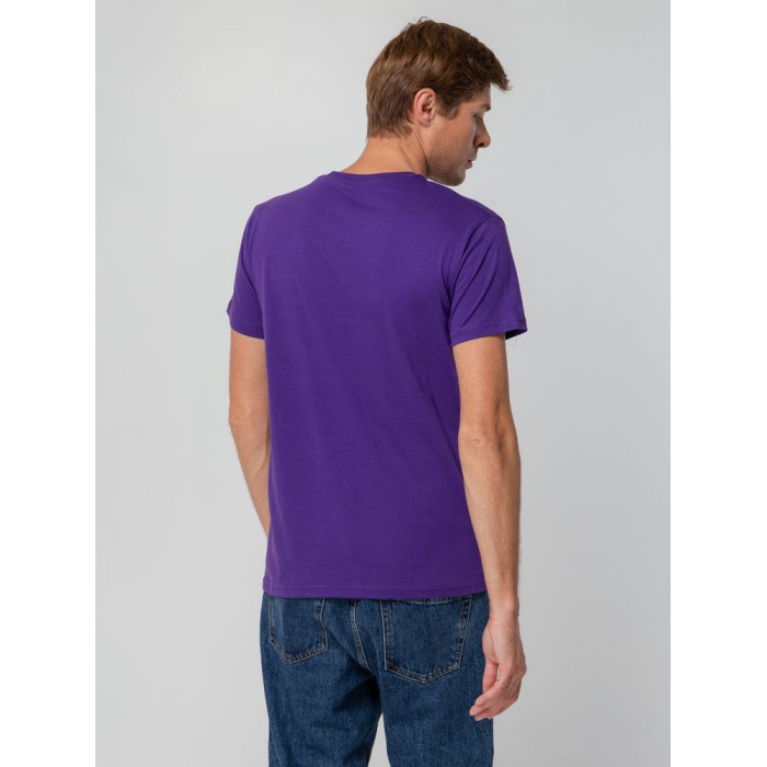 Футболка унисекс T-bolka 140, фиолетовая, размер XXXL
