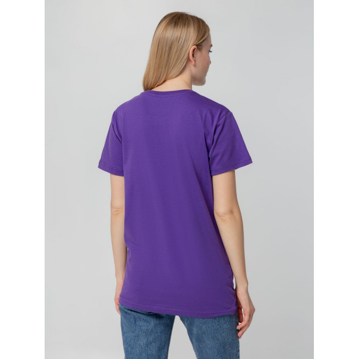 Футболка унисекс T-bolka 140, фиолетовая, размер XXXL