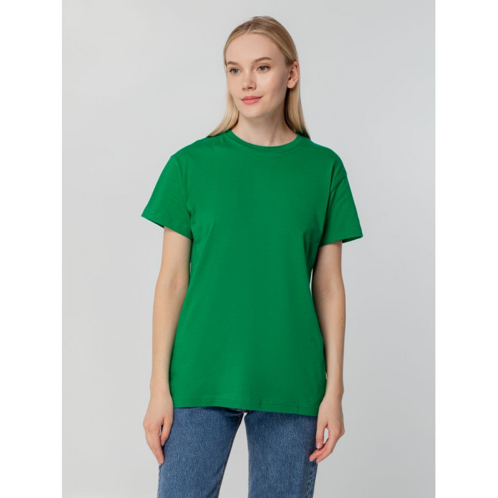 Футболка унисекс T-bolka 140, темно-зеленая, размер XXXL