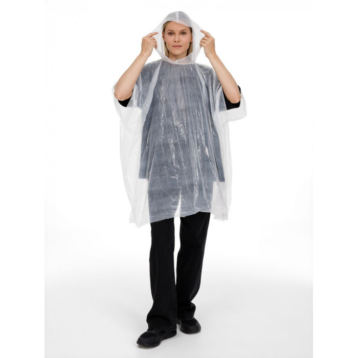 Дождевик в круглом футляре Nimbus, черный