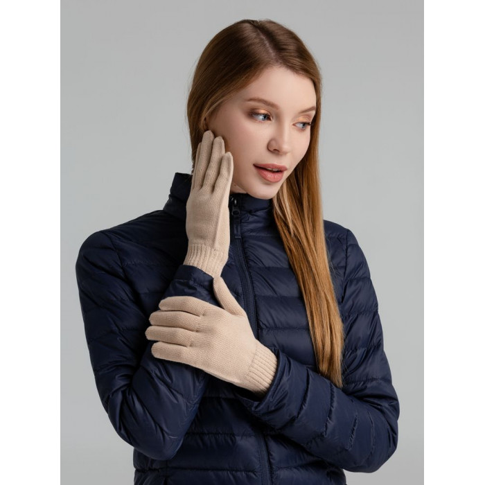 Перчатки Real Talk, бежевые, размер S/M