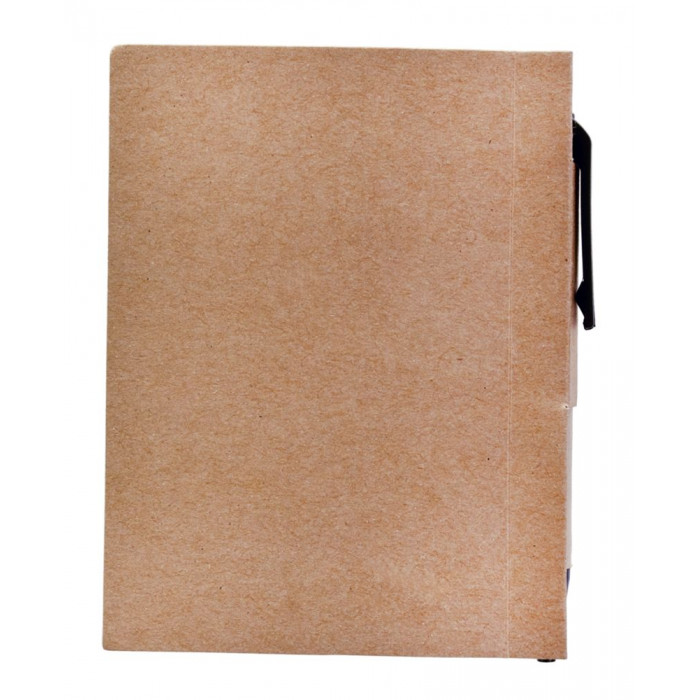 Мини-блокнот Eco Light с ручкой с черными элементами