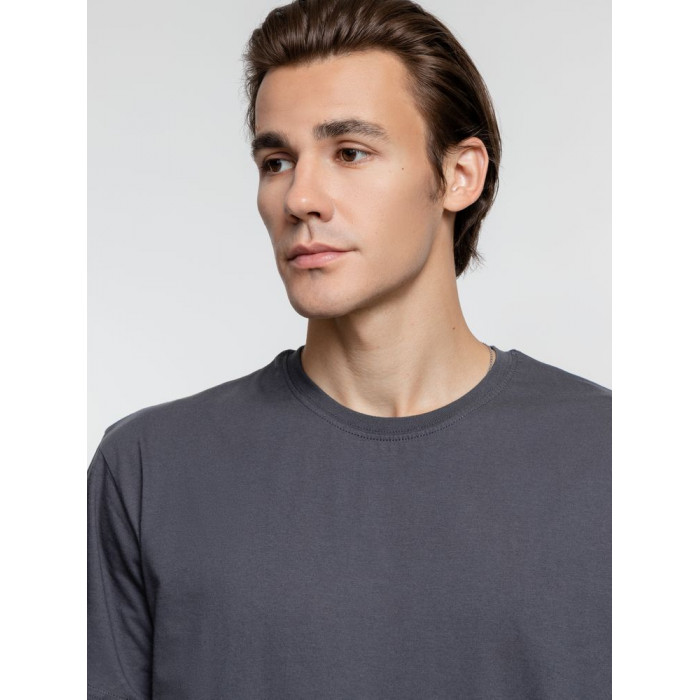 Футболка унисекс T-Bolka 160, темно-серая (графит), размер 5XL